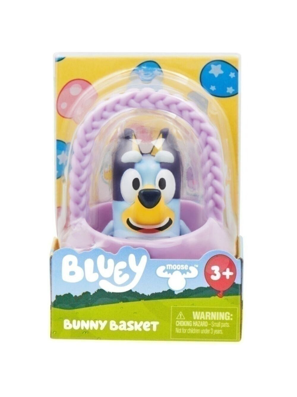 Moose Toys Bluey Easter Bunny Basket Packs Lavender